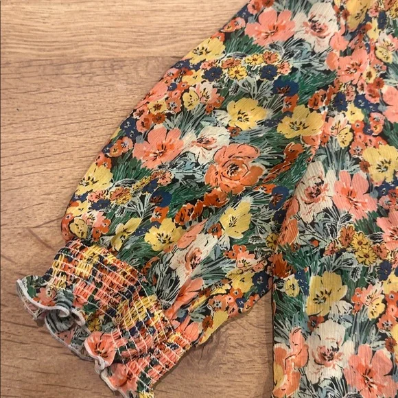 Sezane Floral Ruffle Blouse - Picture 3 of 7
